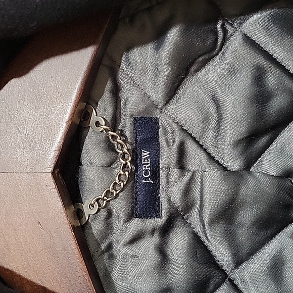 J. Crew black double breasted wool and thinsulate peacoat - Picture 6 of 13